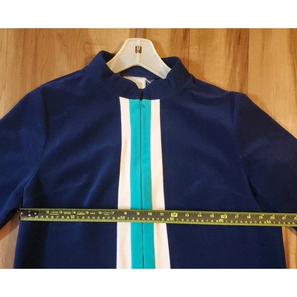 JCPenney Misses Womens Vintage‎ Zipper Front Robe Polyester Size 18